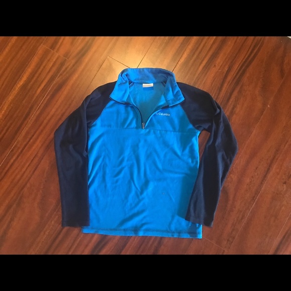 Kids’ Columbia quarter-zip pullover fleece sweater - size L (14/16) - Picture 2 of 4